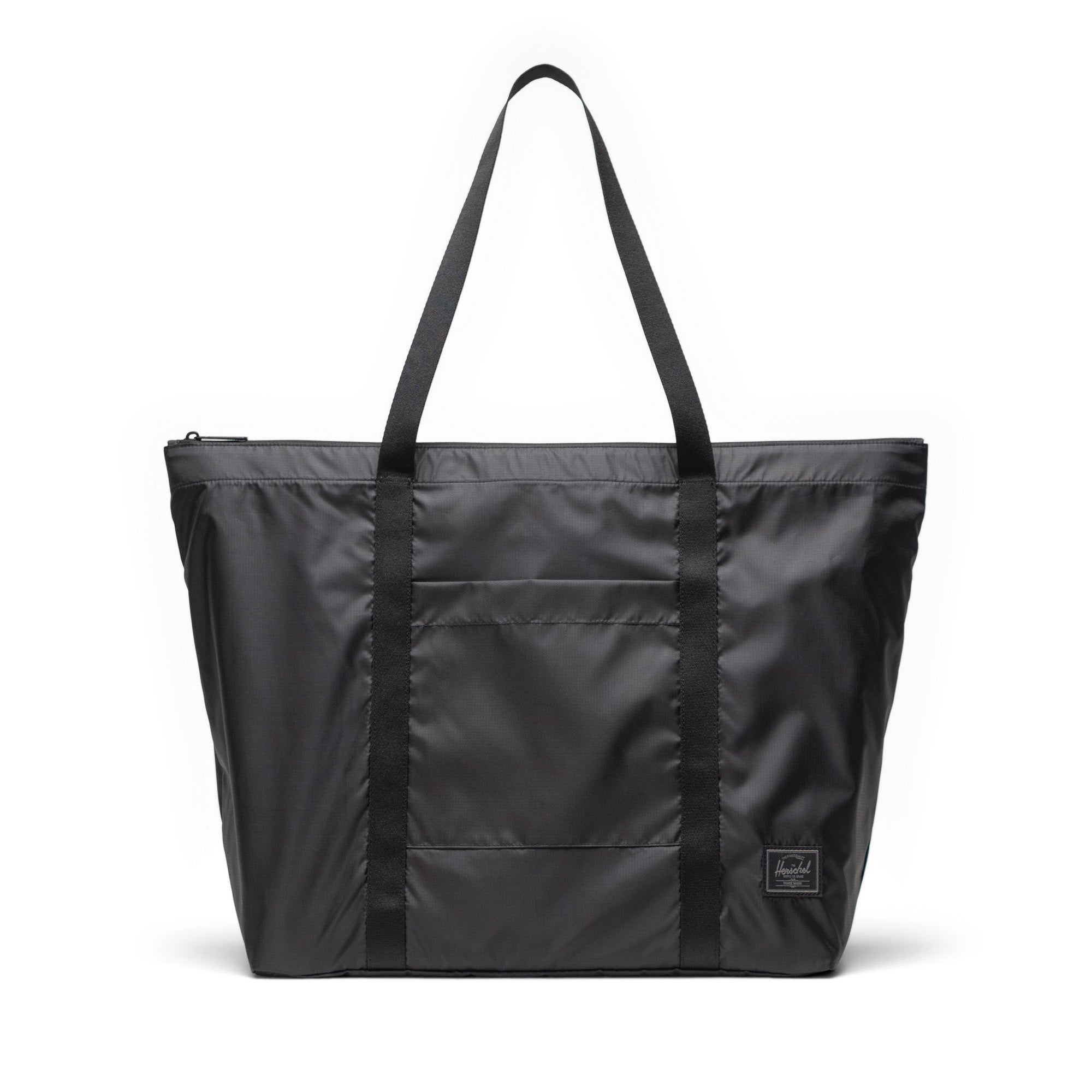 Herschel Portland Packable Tote Bag 23.7L in black tonal