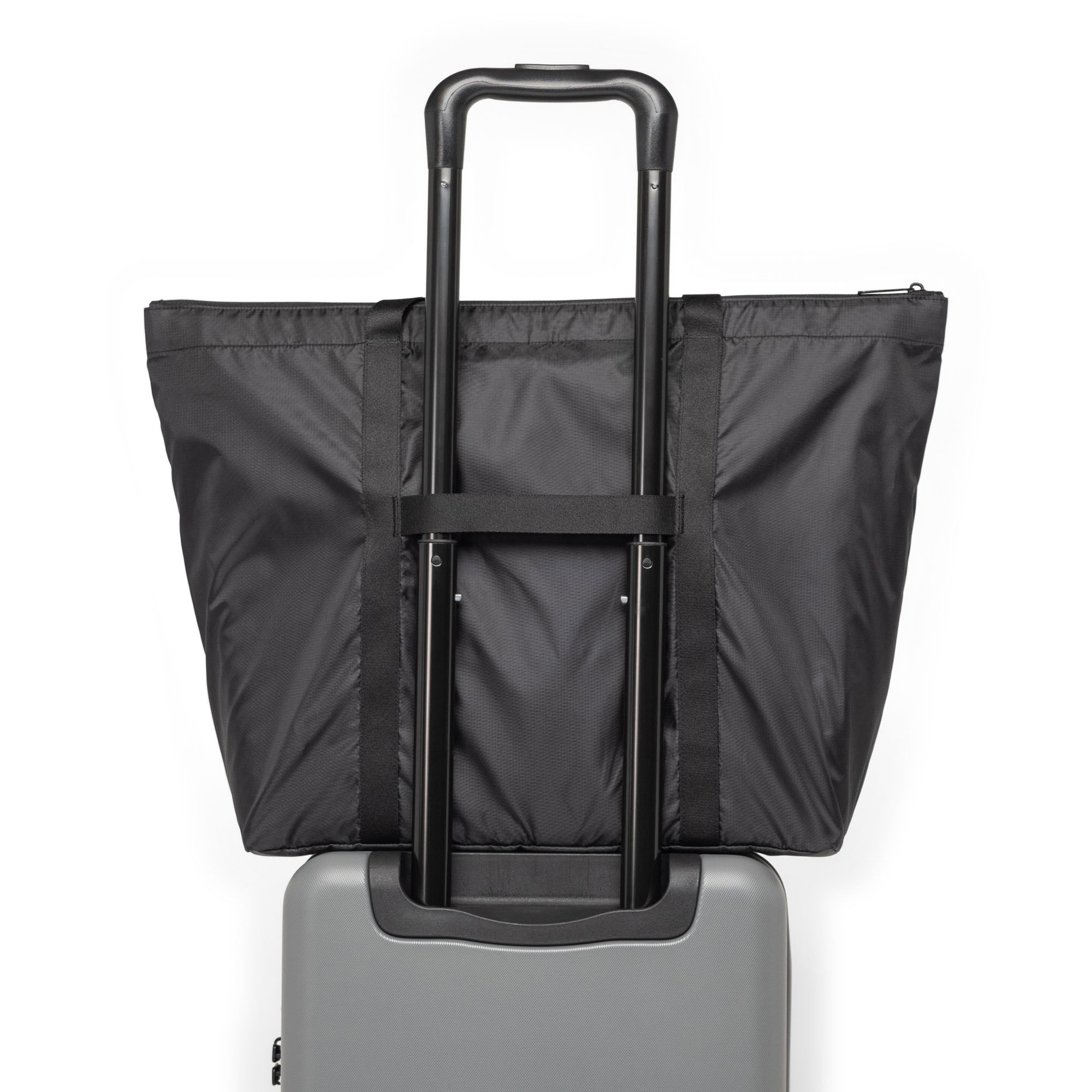 Herschel Portland tote luggage trolley strap detail