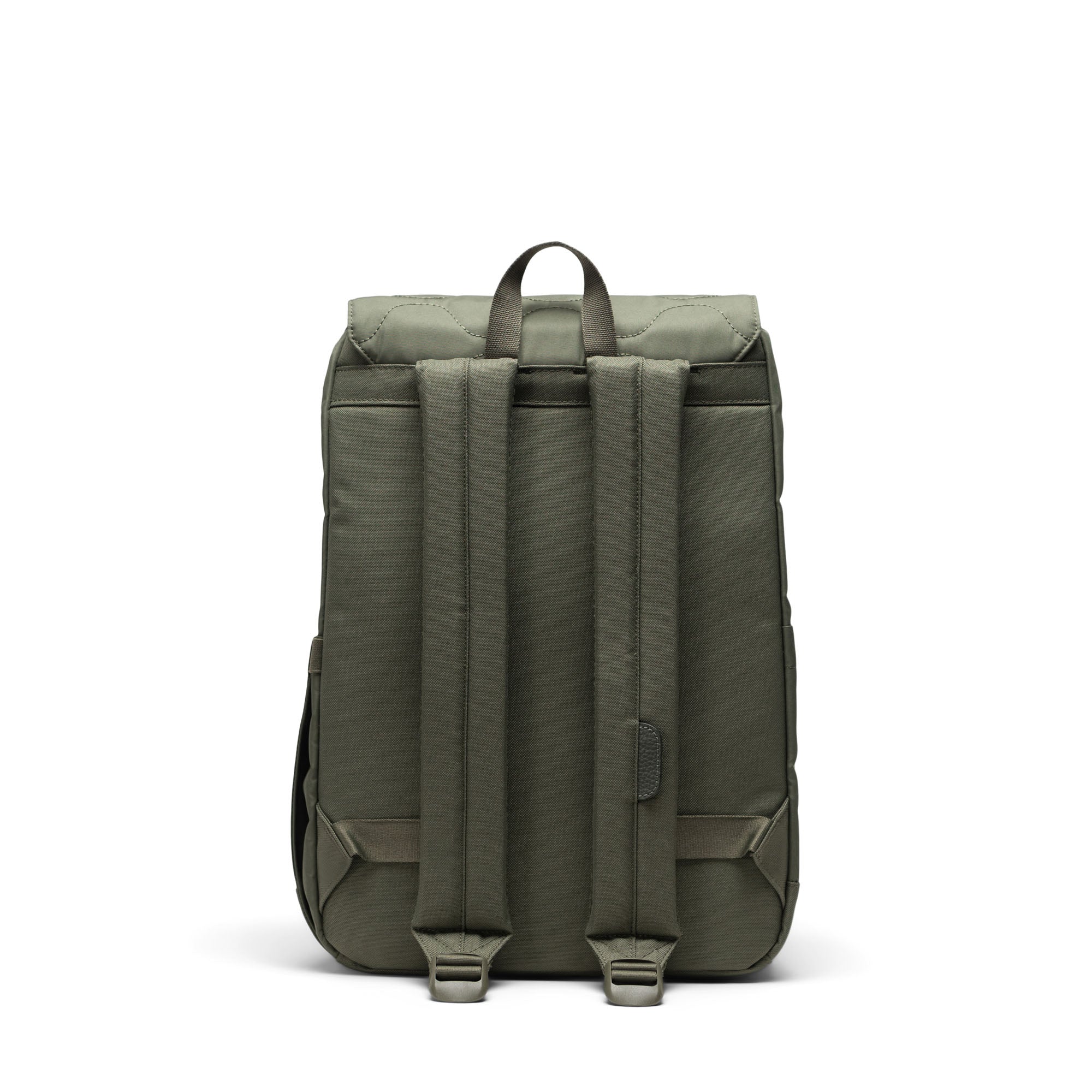 Herschel Retreat quilted backpack Beetle rear view