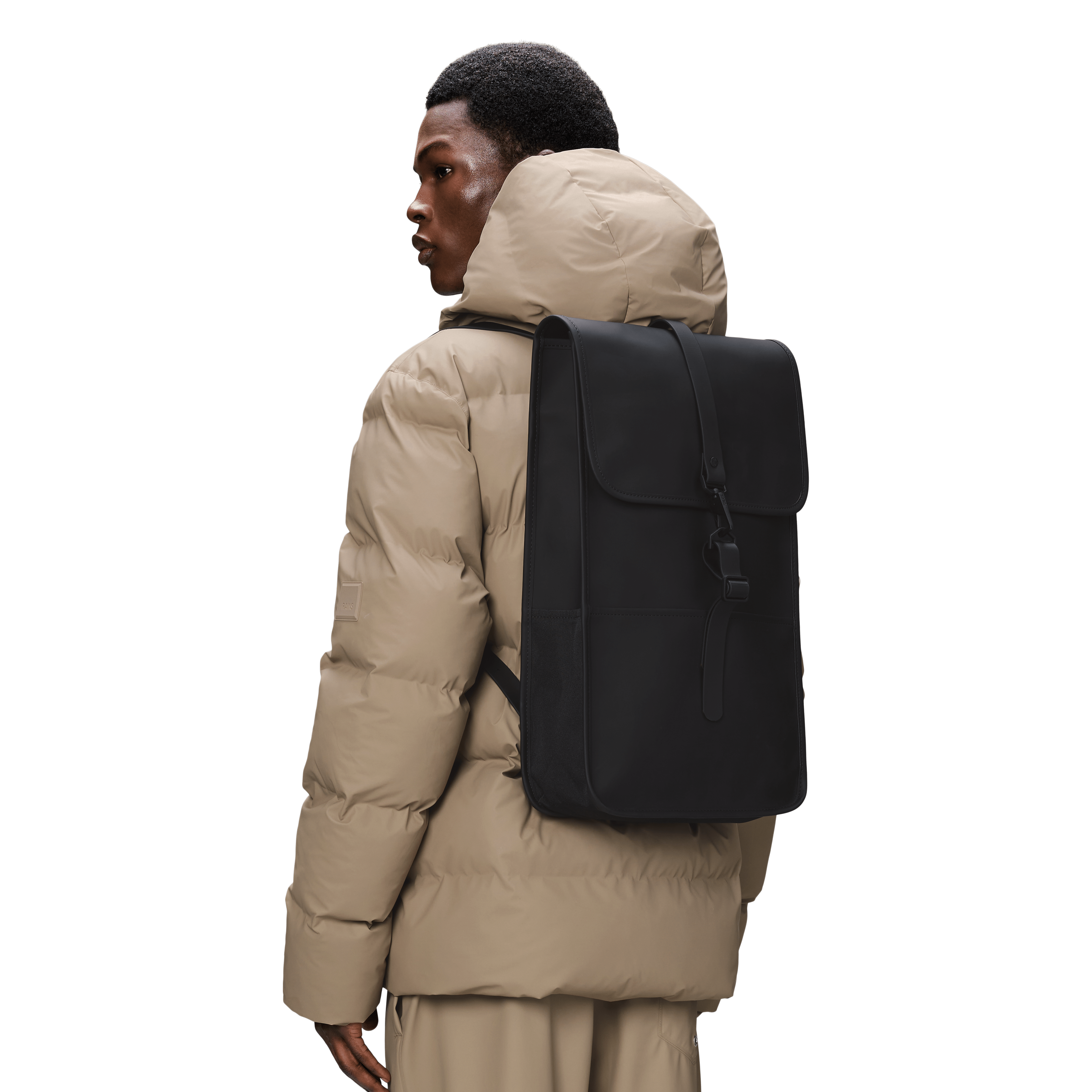 RAINS backpack W3 on body view
