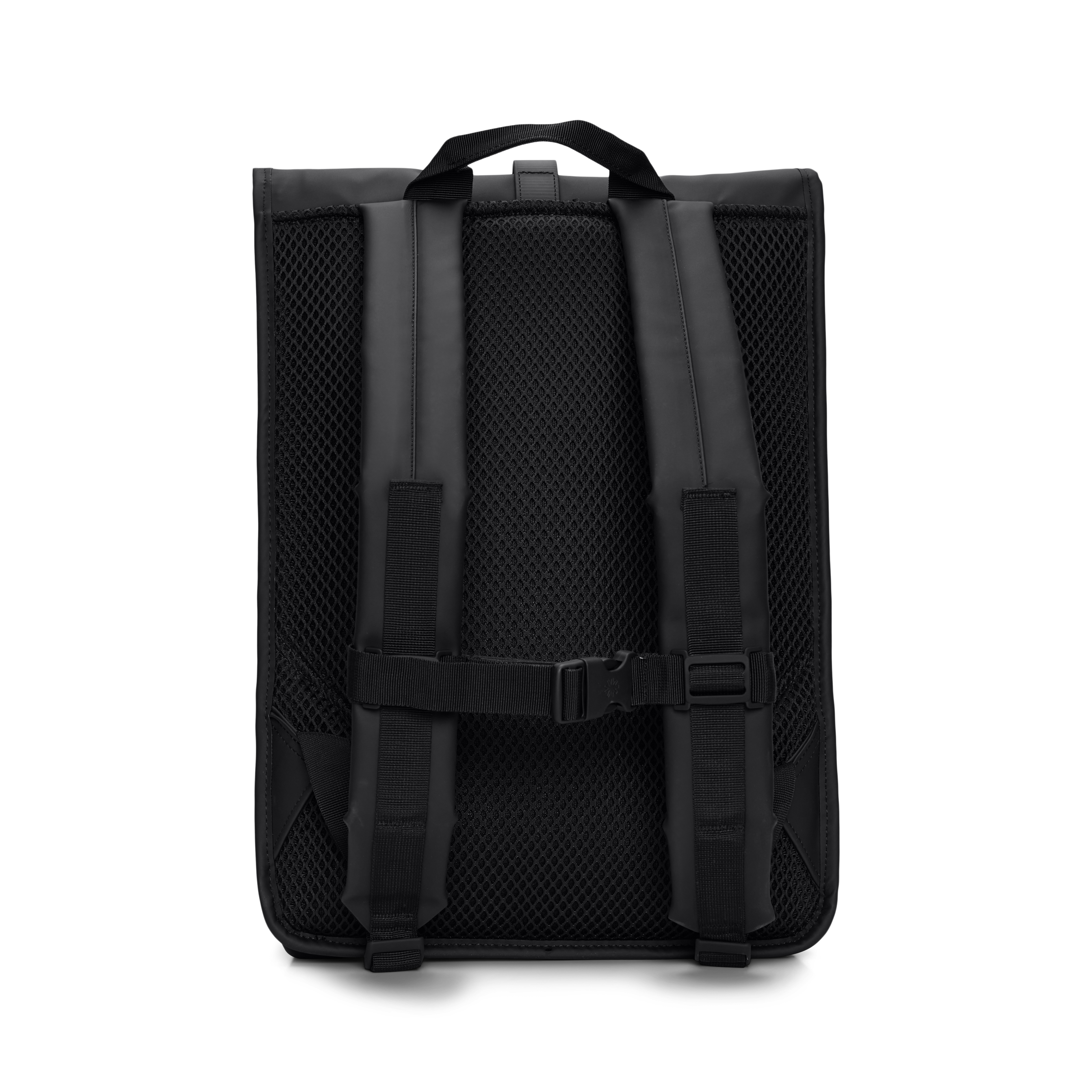 RAINS Rolltop Backpack W3 front view