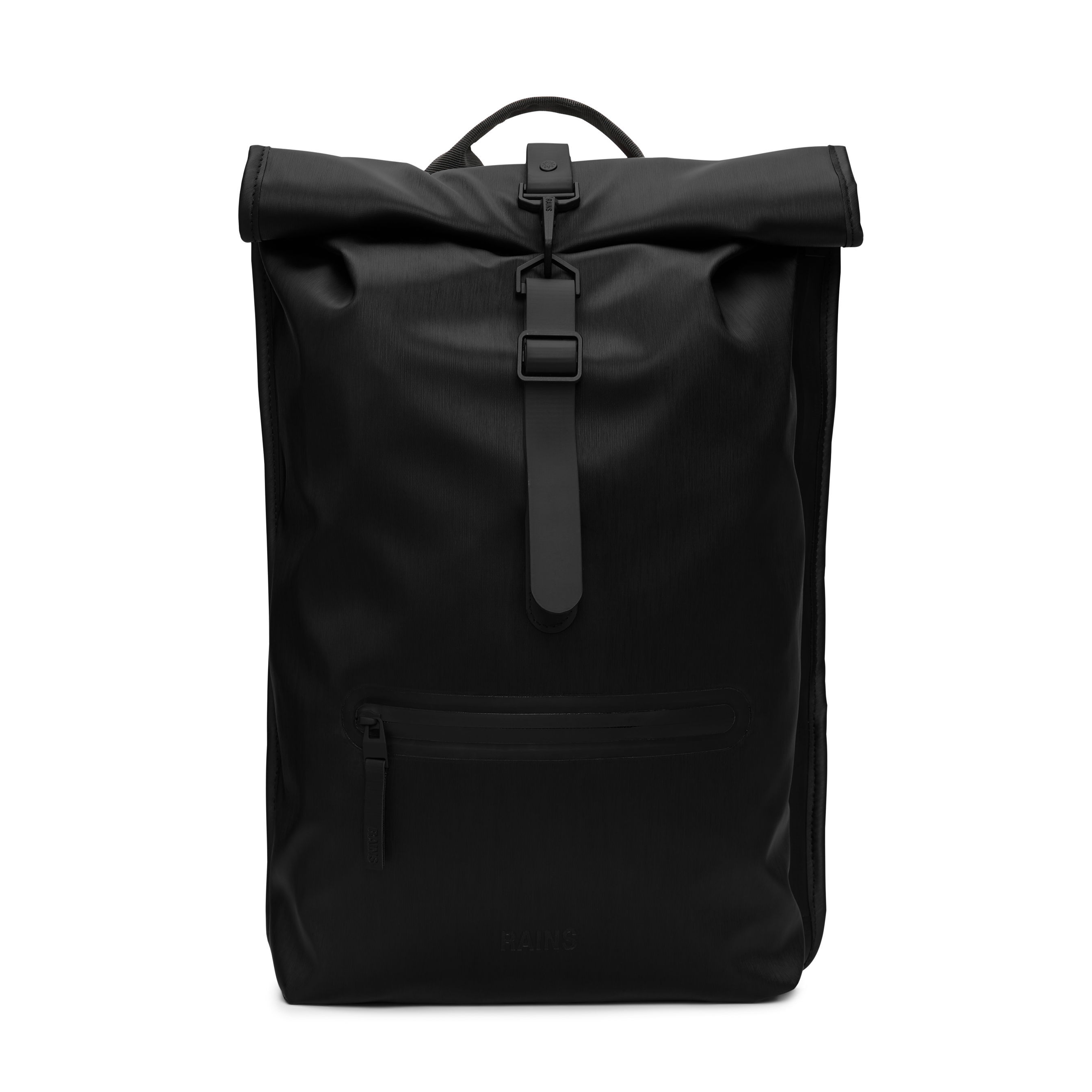 RAINS Rolltop Backpack W3 front view