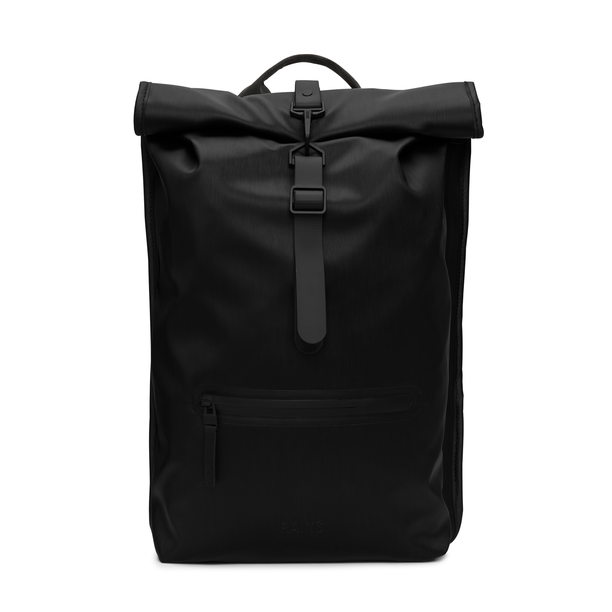 RAINS Rolltop Waterproof Backpack Black 13L Laptop Bag