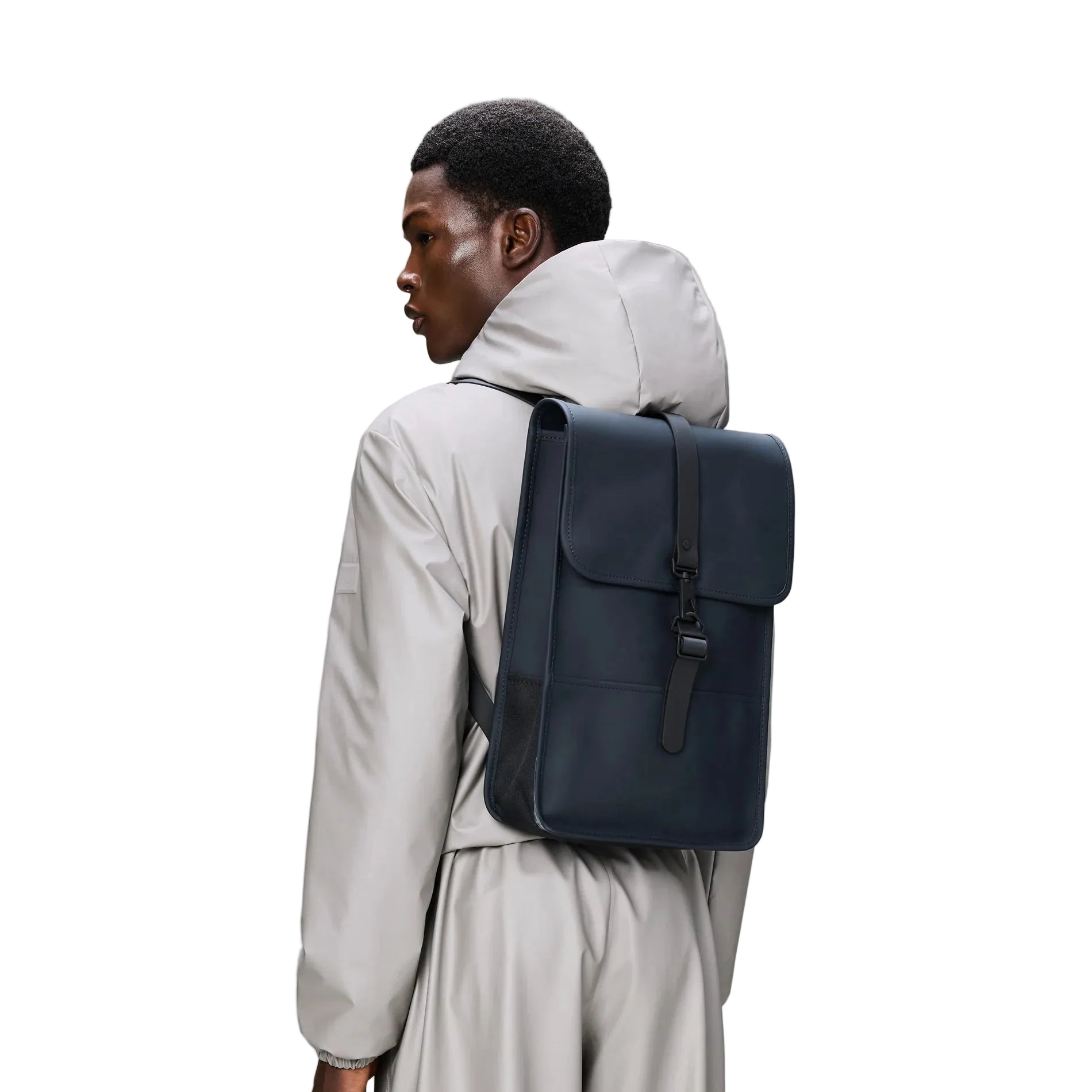 RAINS W3 Backpack Mini on body