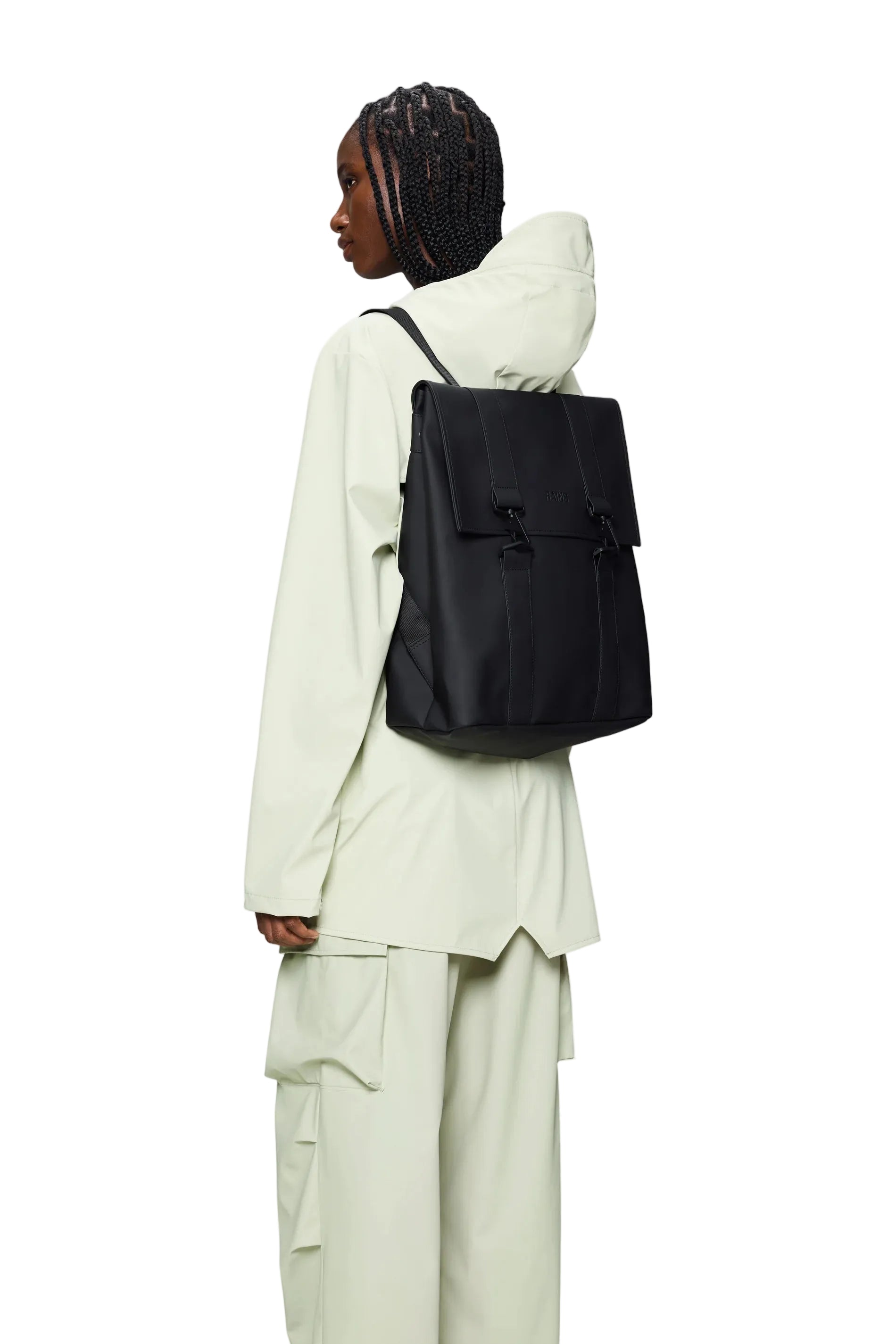 RAINS MSG Bag W3 on body