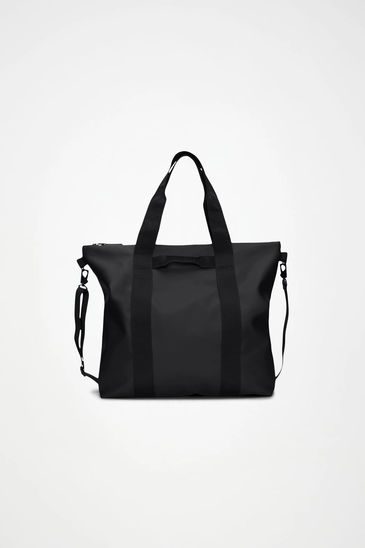 RAINS Tote Bag – Black | Waterproof Everyday & Travel Bag