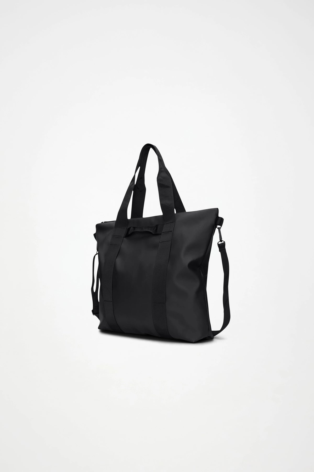 RAINS Tote Bag – Black | Waterproof Everyday & Travel Bag