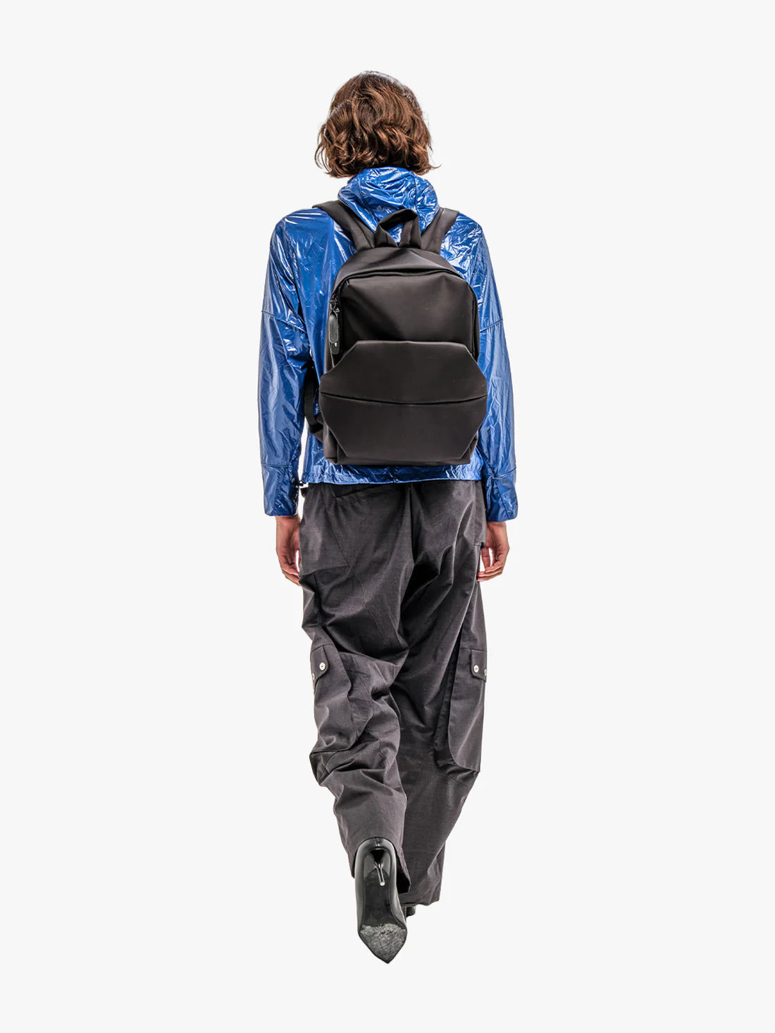 Côte&Ciel Sava M Sleek Backpack – Black Nylon