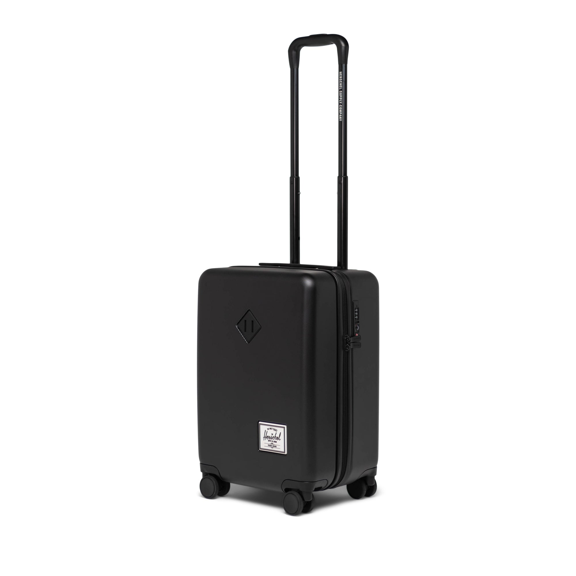 Herschel Heritage hardshell carry-on luggage side view