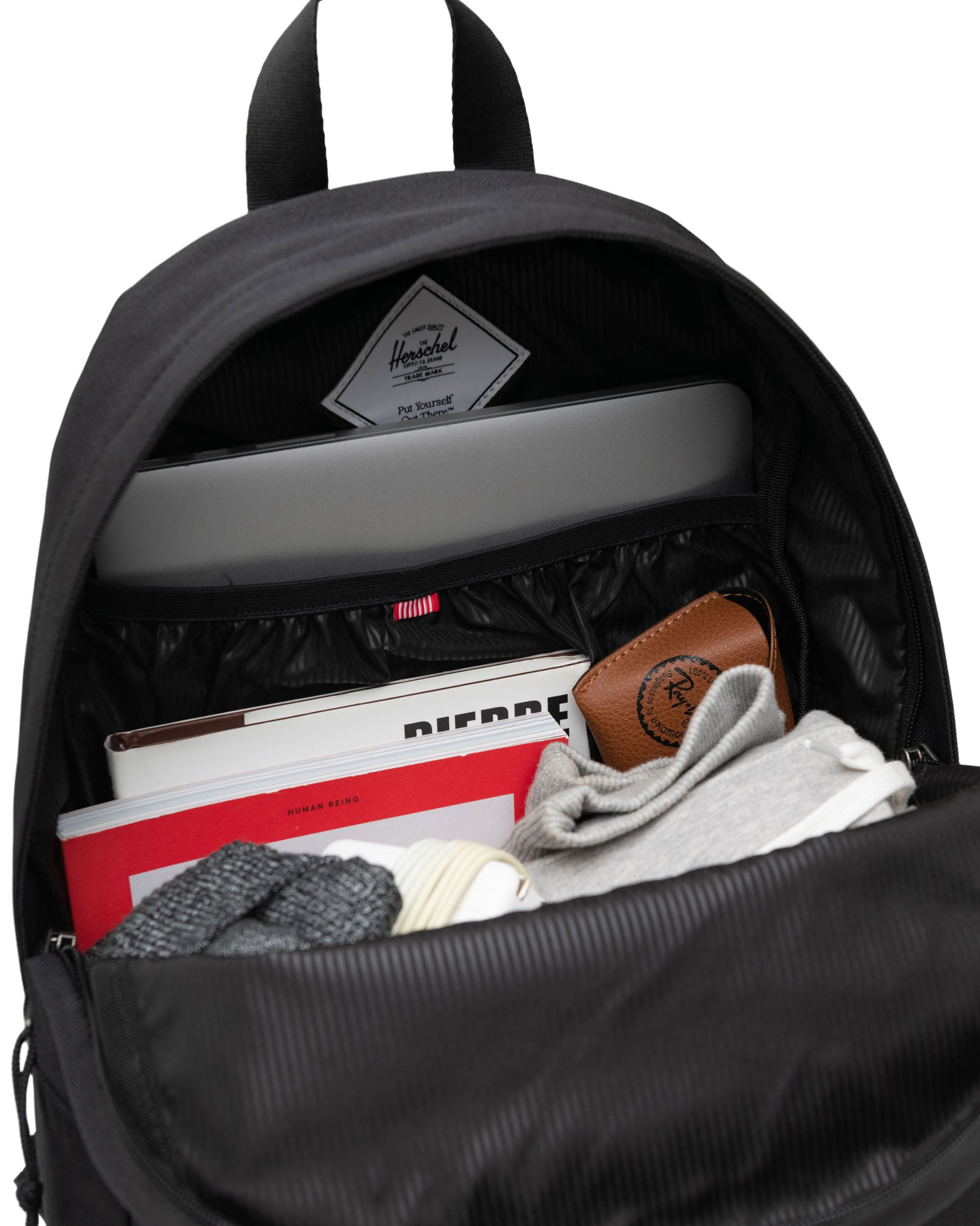 Herschel Classic backpack laptop sleeve detail
