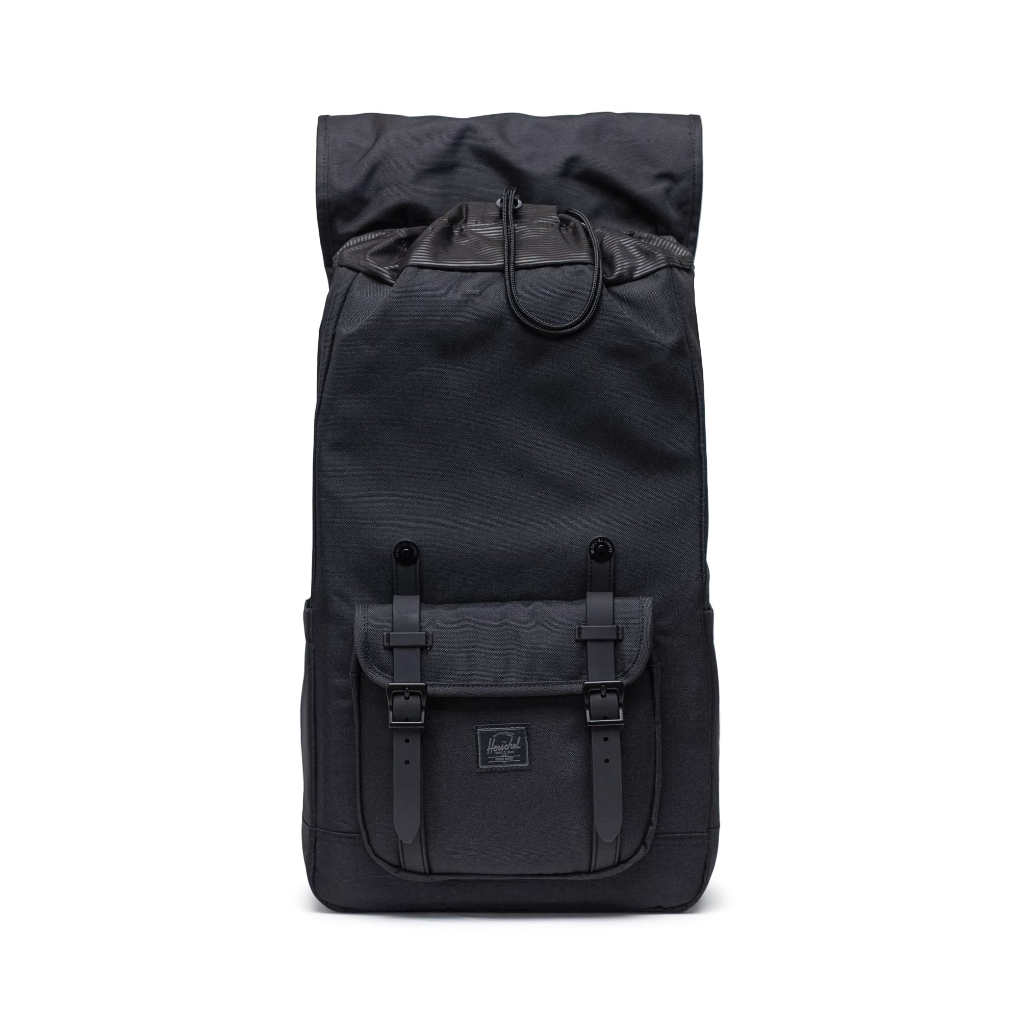 Herschel Little America backpack top opening access drawstring