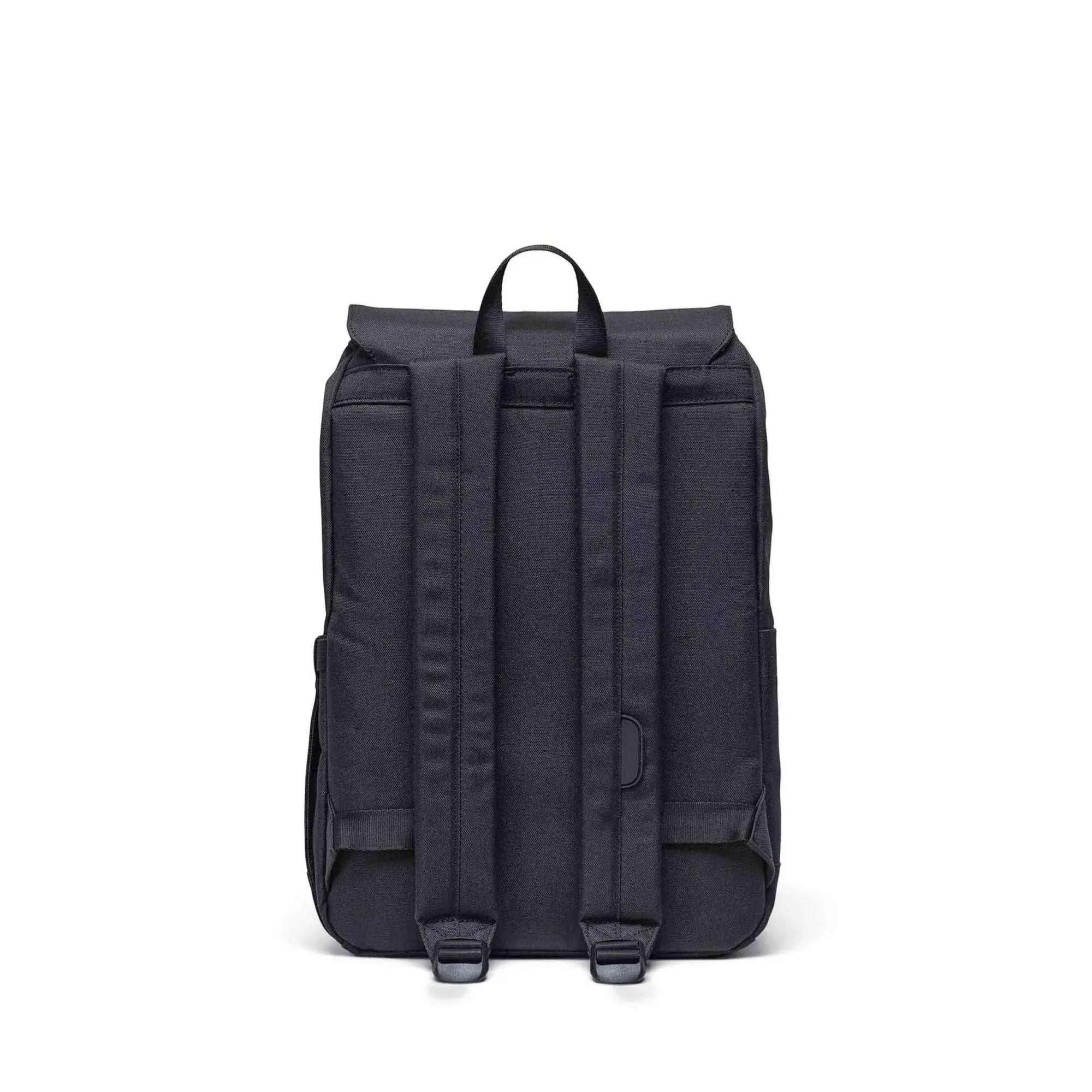 Herschel Retreat small backpack black tonal rear view
