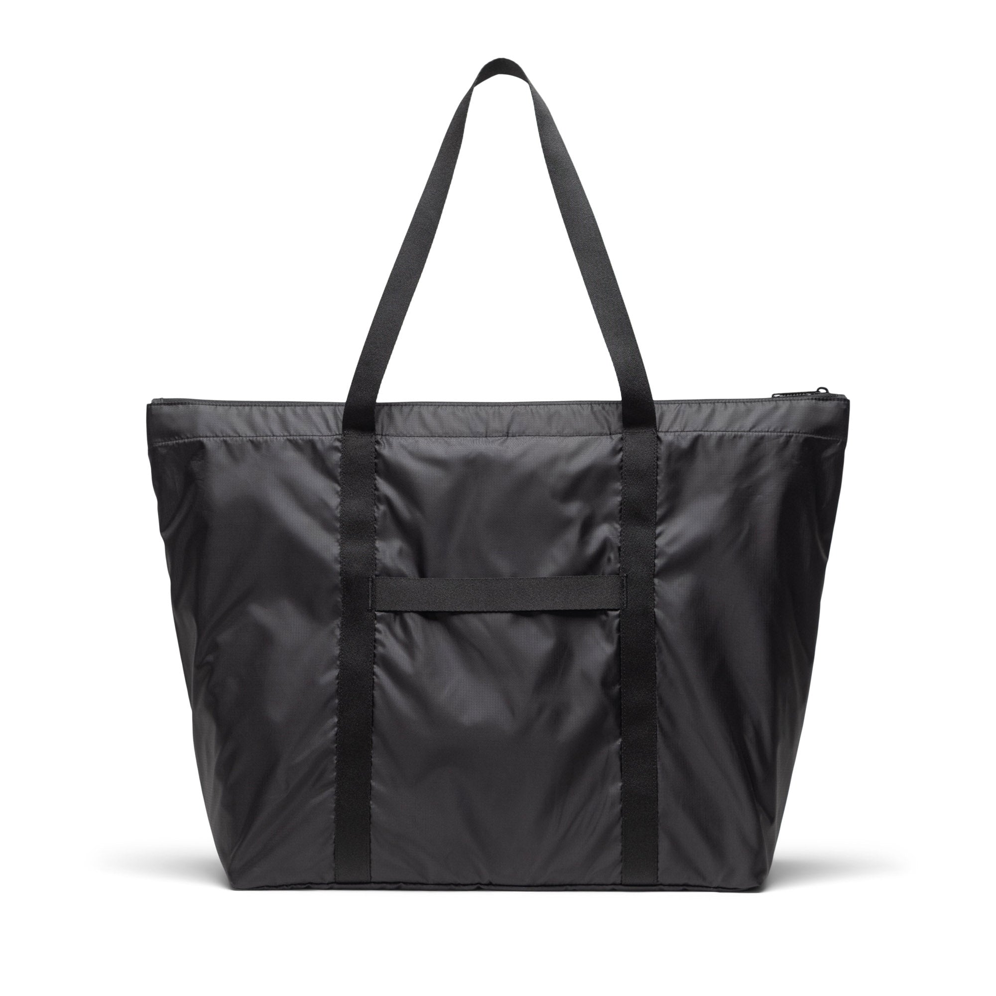 Herschel Portland Packable Tote Bag 23.7L in black tonal rear view
