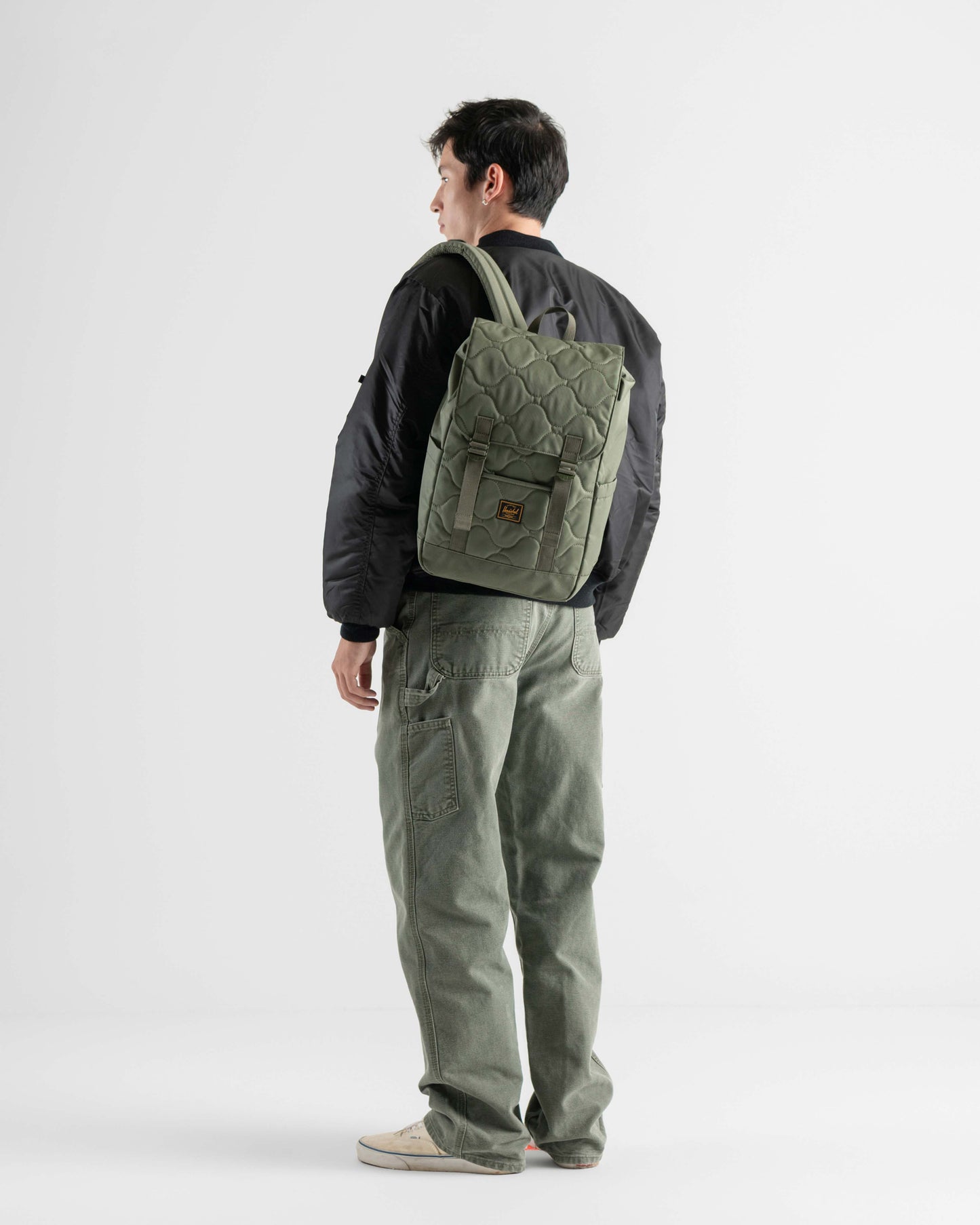 Herschel Retreat™ Small Backpack | Quilted Capsule | 17L | Beetle
