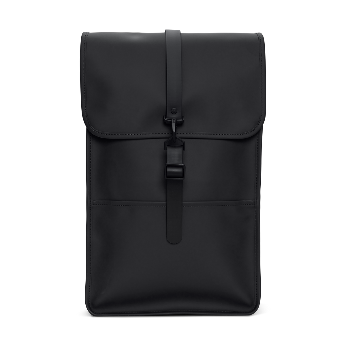 NEW! Rains Black Slim Line Adjustable Backpack. New With Tags. backpack_0000_e729e58a-6a52-  main image 2