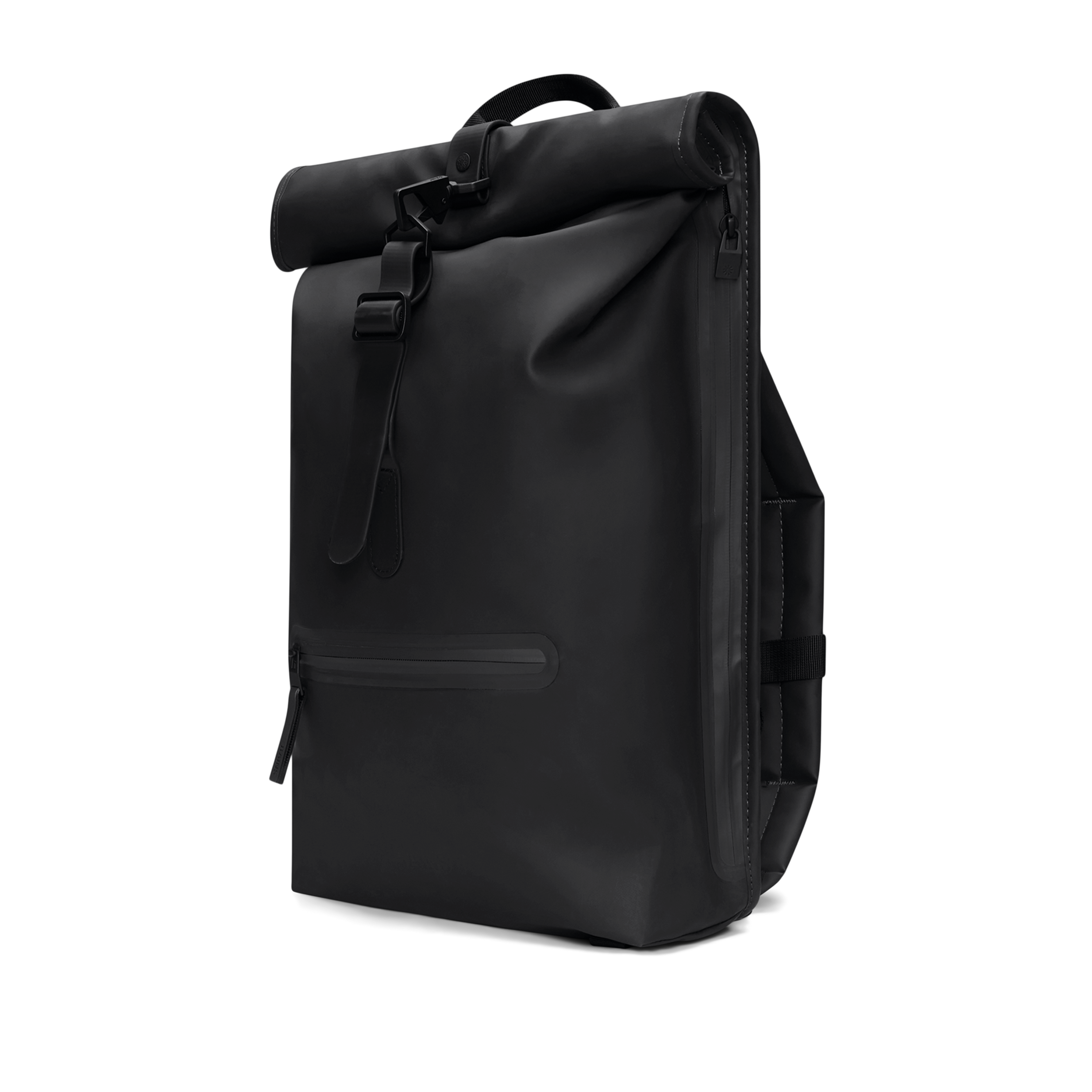 RAINS Rolltop Backpack W3 side view