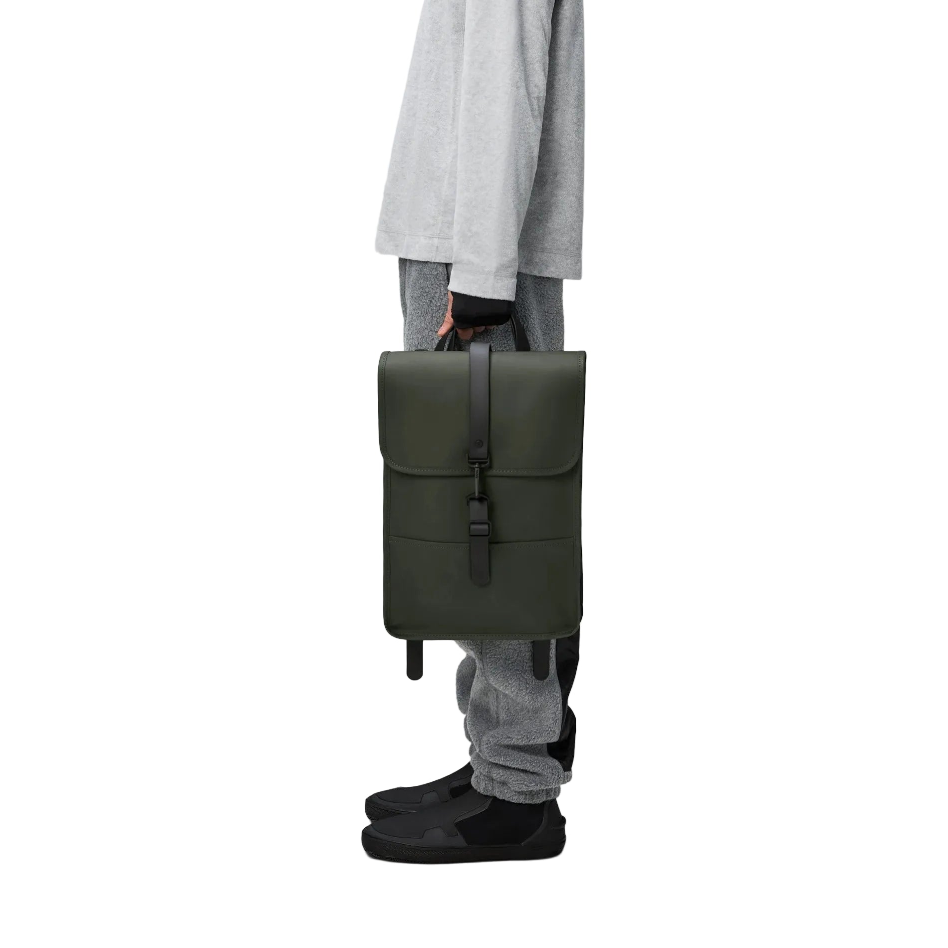 rains runner backpack green RAINS Backpack Mini – Waterproof Mini Backpack