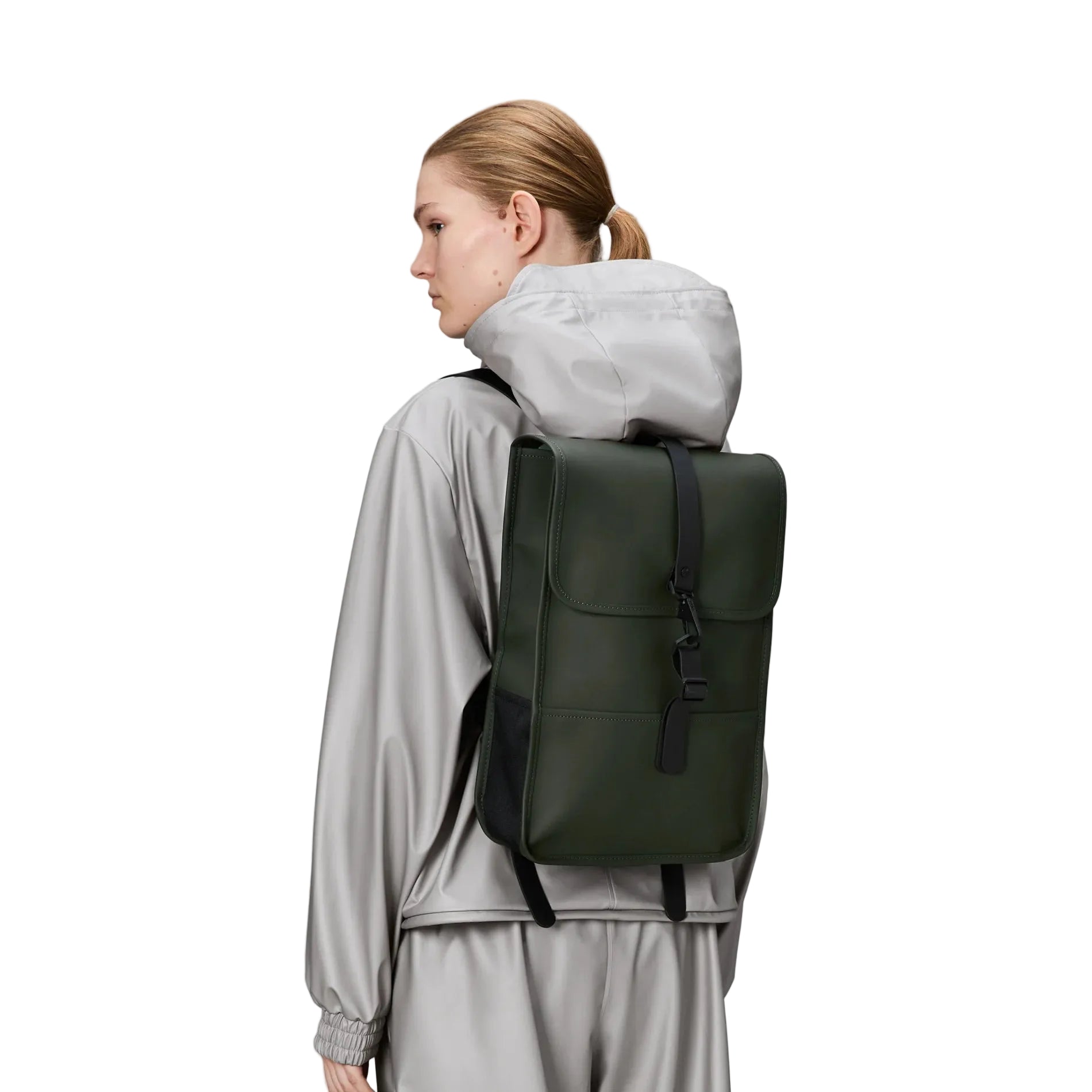 RAINS W3 Backpack Mini on body 