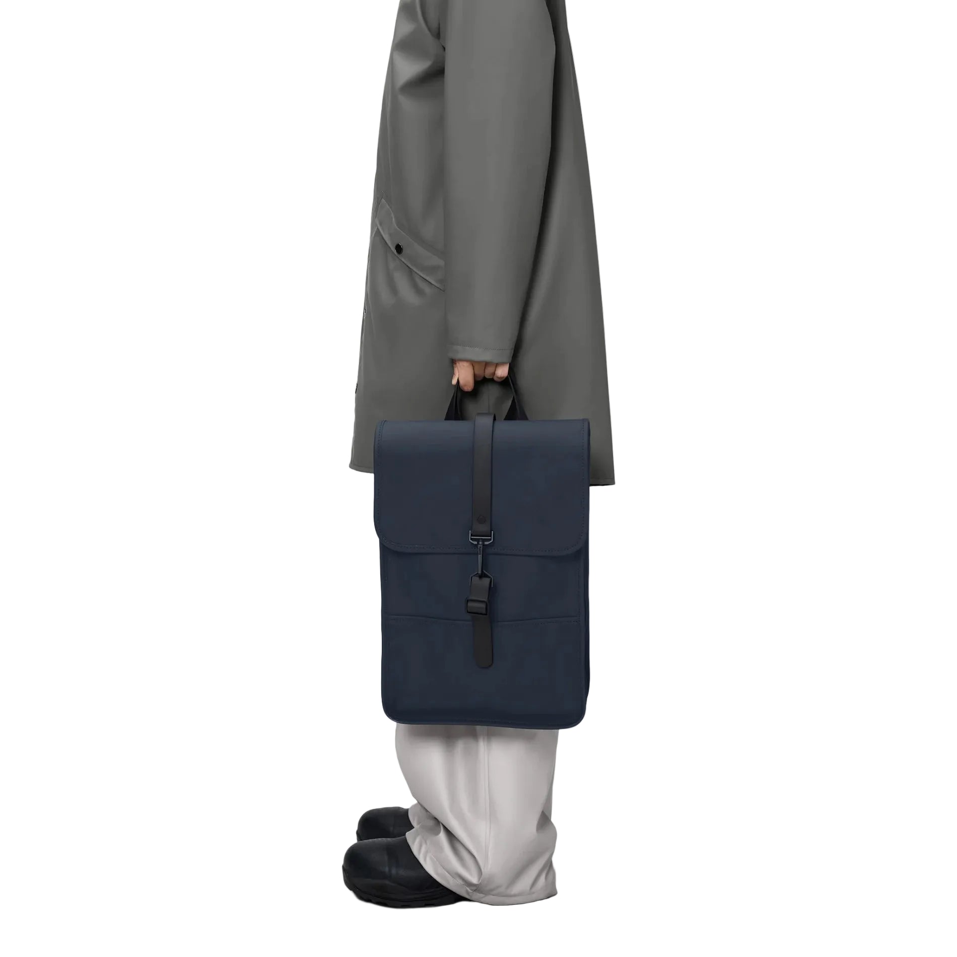 RAINS W3 Backpack Mini on body