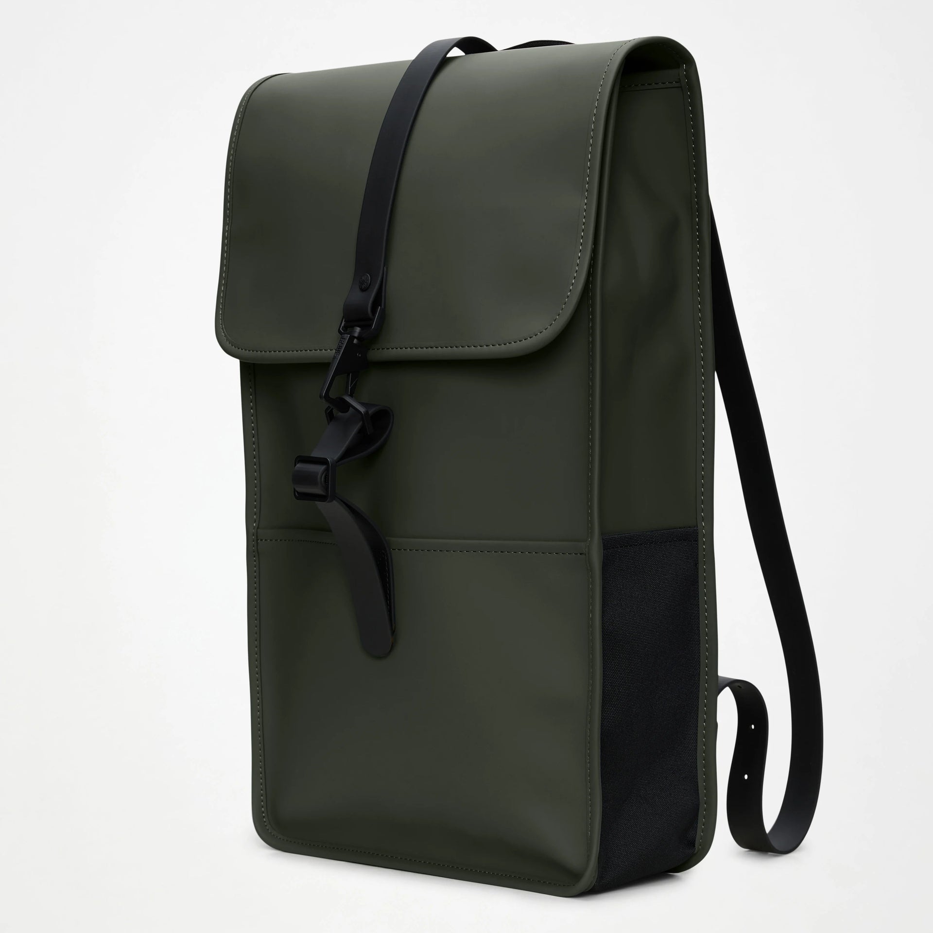 RAINS Backpack W3 – Waterproof Flap Backpack Green