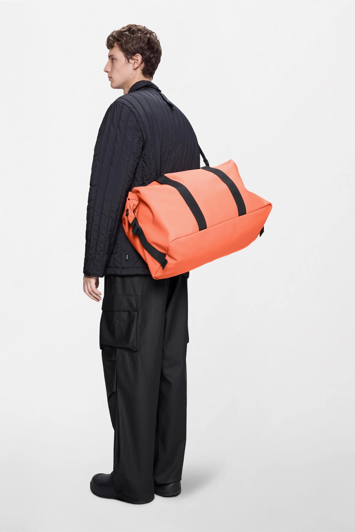 RAINS Hilo Weekend Bag W3 Ember – Waterproof 36L Holdal